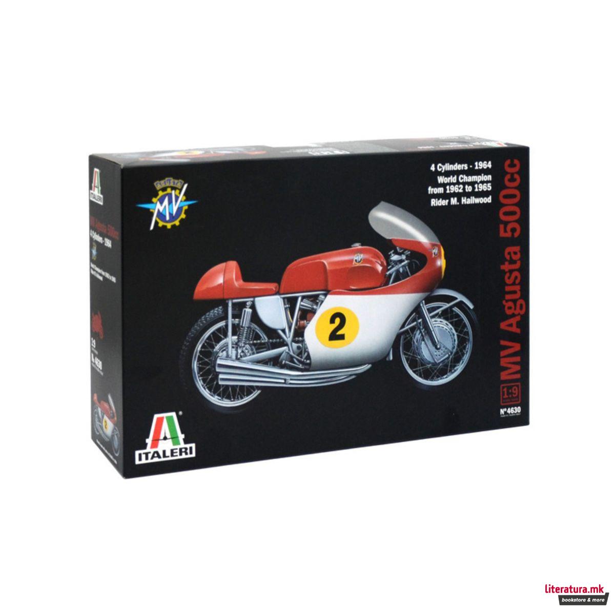 Макета, Cars and Bikes, MV Agusta 500 cc. 4 Cylinders - 1964, 1:9 