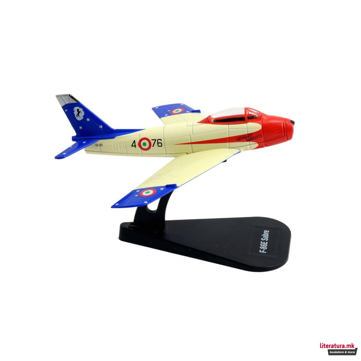 Макета, Aircraft and Helicopters, F - 86E Sabre - Cavallino Rampante, 1:100 