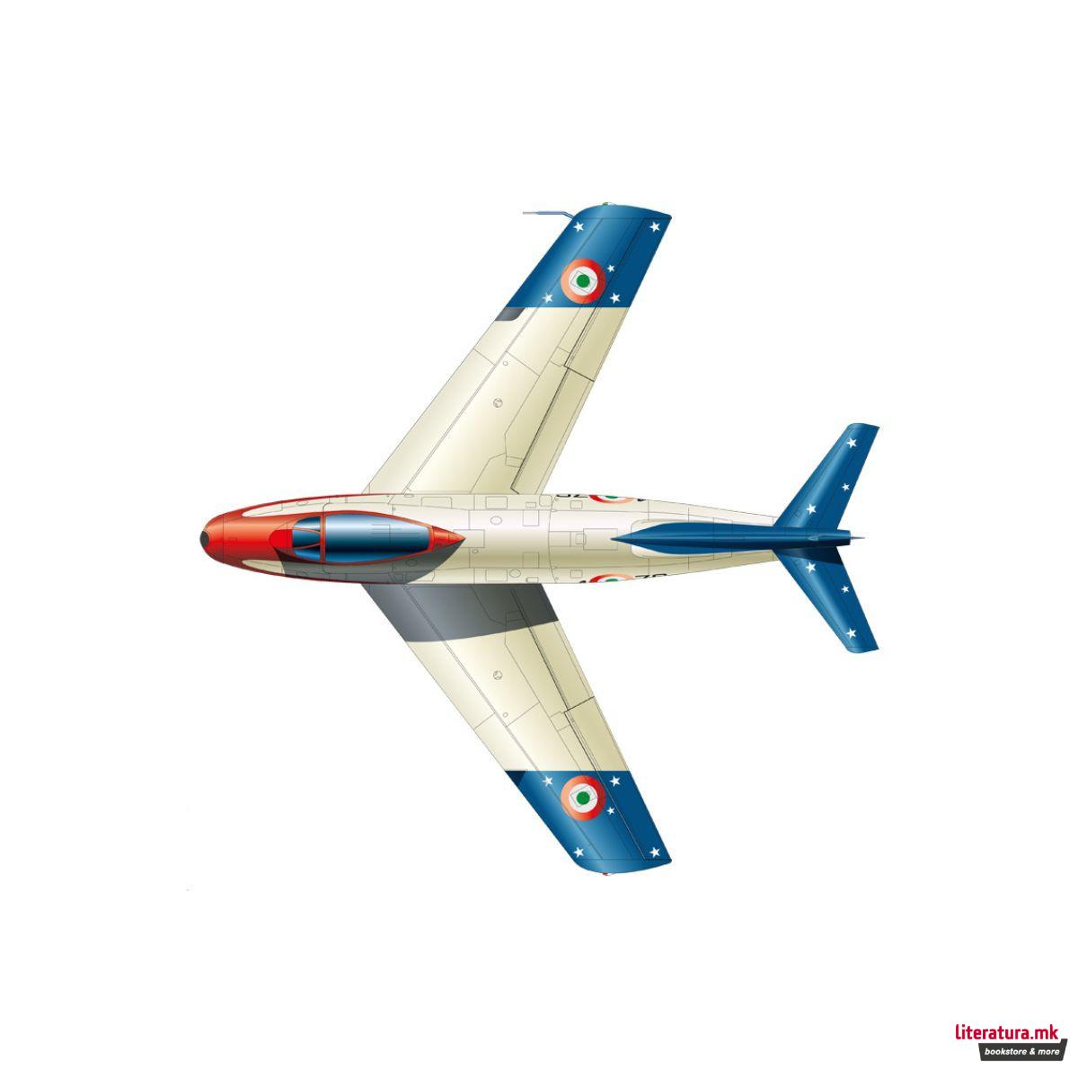 Макета, Aircraft and Helicopters, F - 86E Sabre - Cavallino Rampante, 1:100 