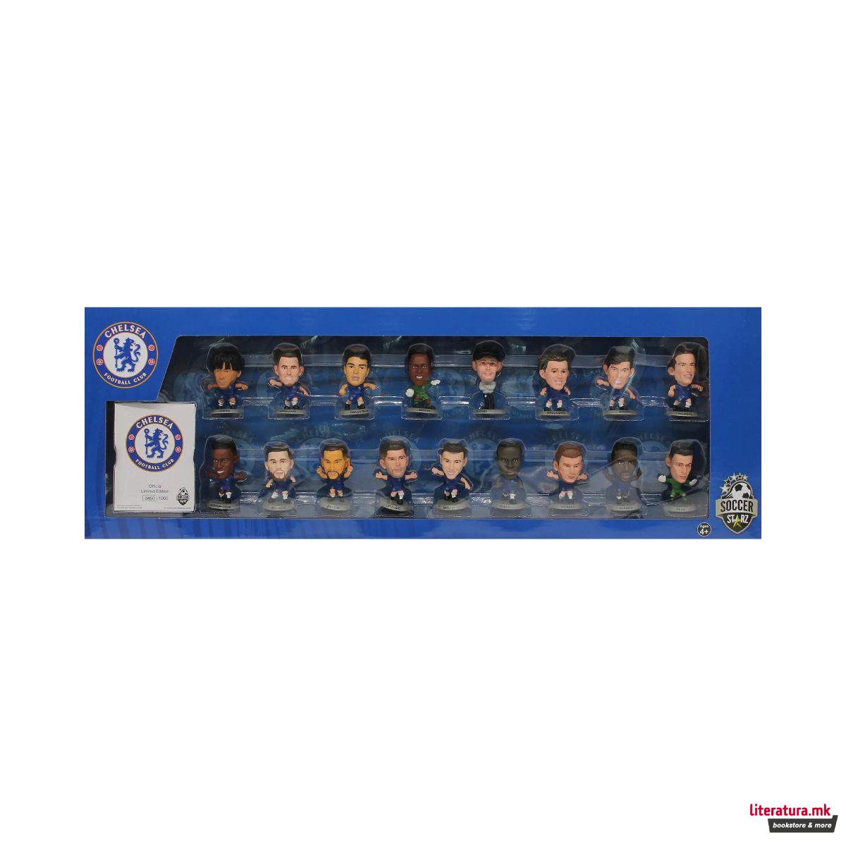 Сет фигури, Soccerstarz, Limited Edition Chelsea Team Pack (2022-2023 version), 17 фигури 