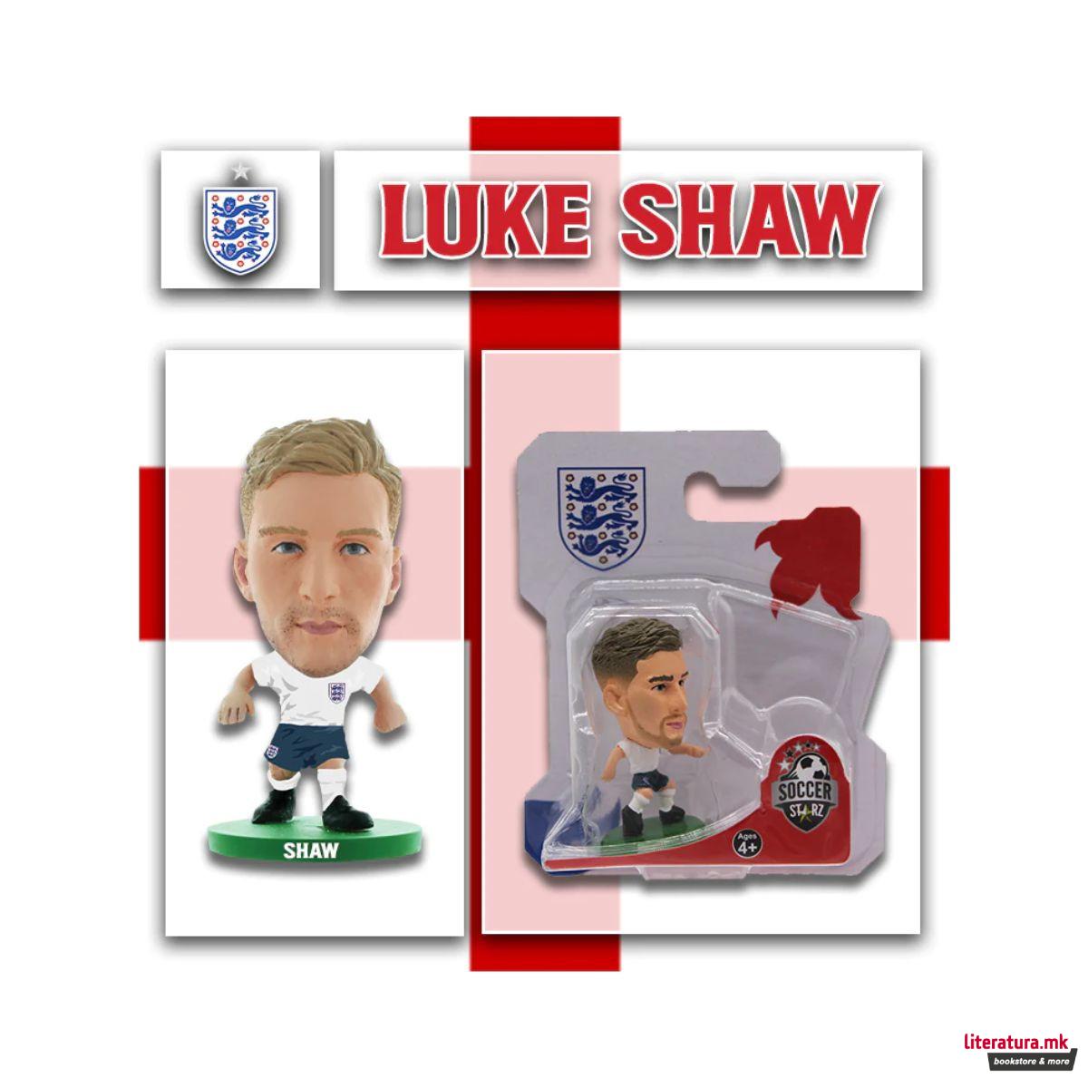 Фигура, Soccerstarz, Luke Shaw - England (New Kit) 