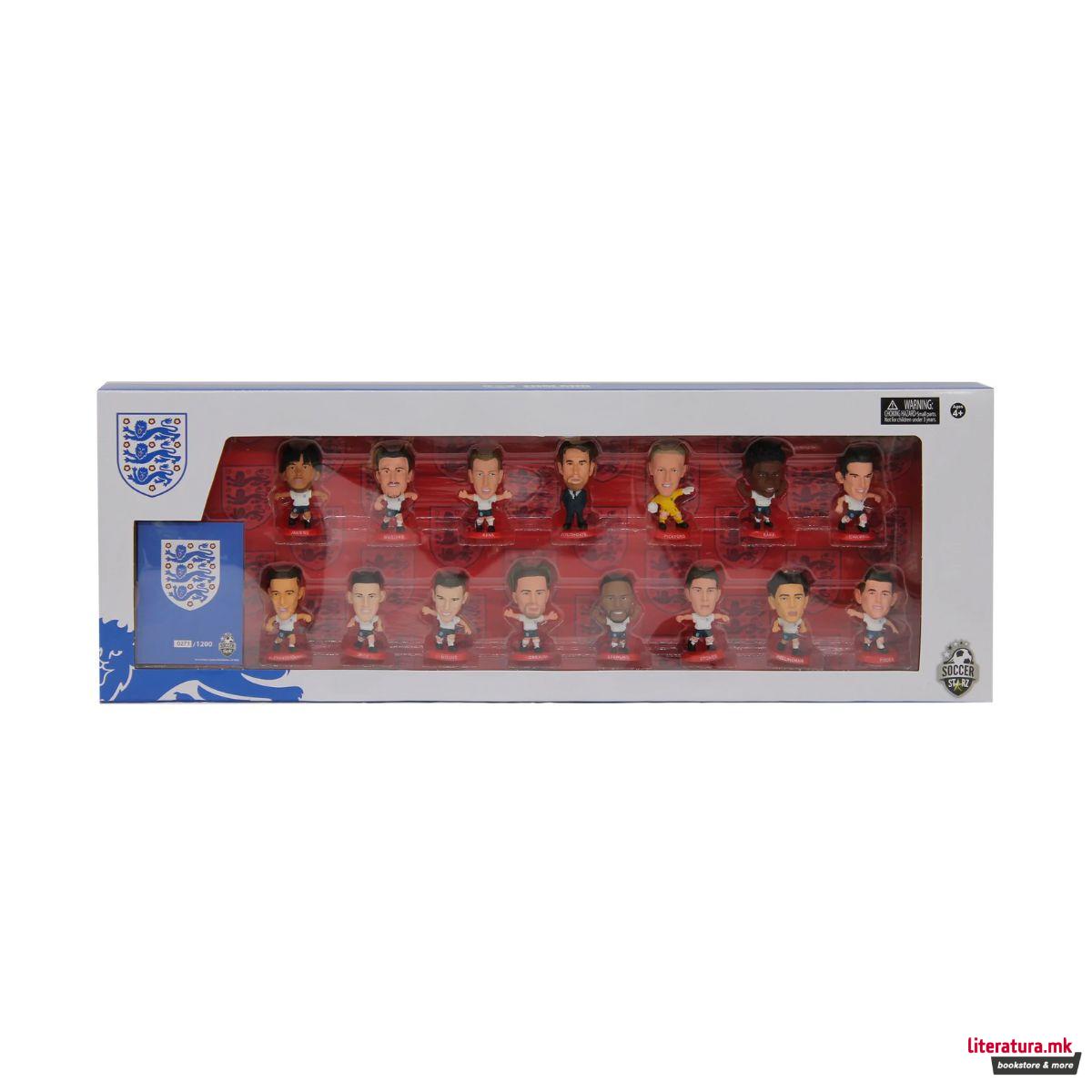 Сет фигури, Soccerstarz, England - England Team Pack  (2022 Version), 15 фигури 