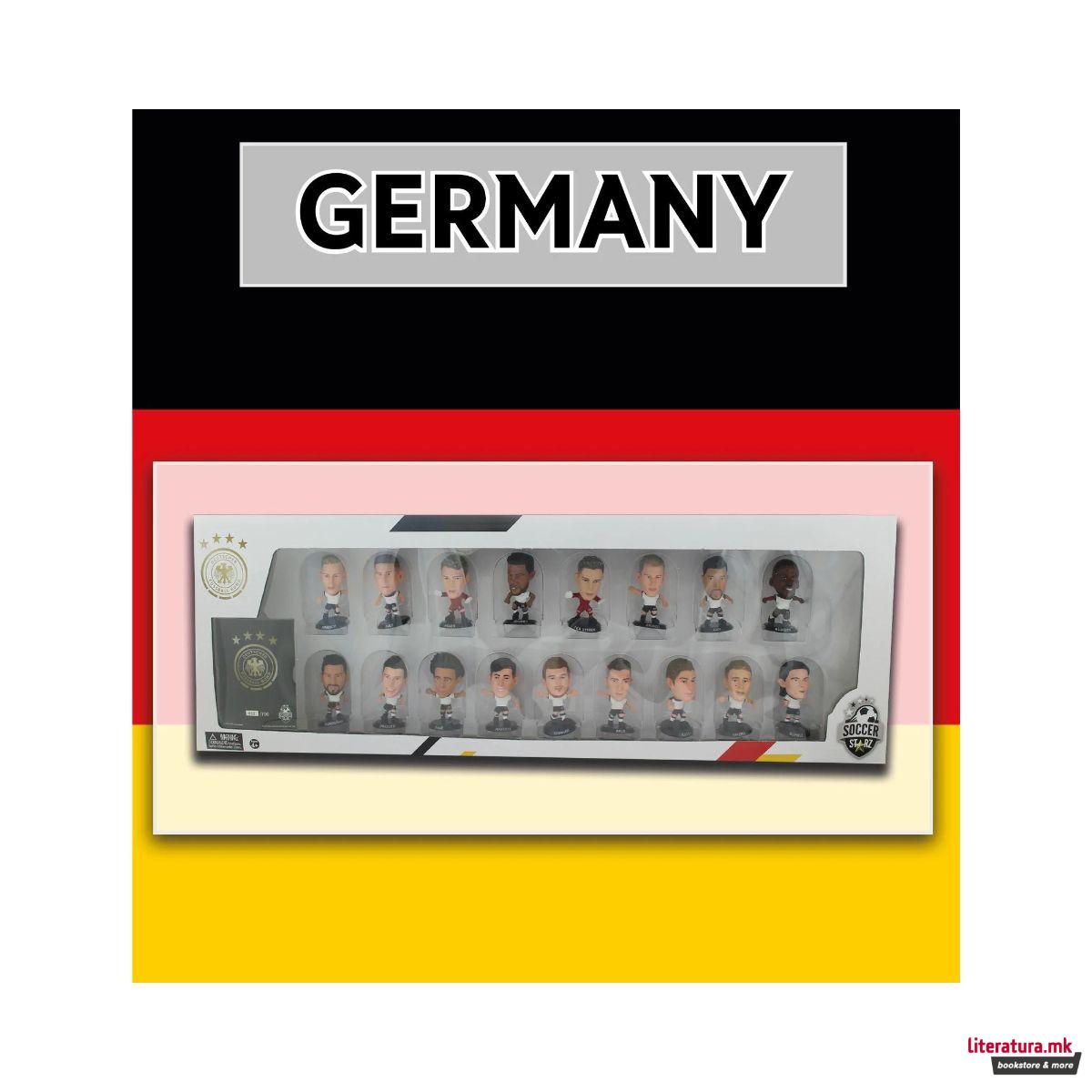 Сет фигури, Soccerstarz, Germany - Limited Edition Germany Team Pack, 17 фигури 
