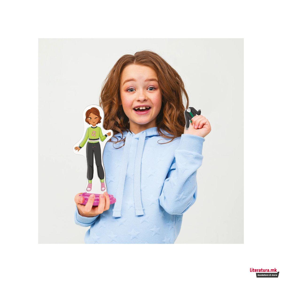 Магнетна креативна играчка, Magnetic Fashion - Laura 