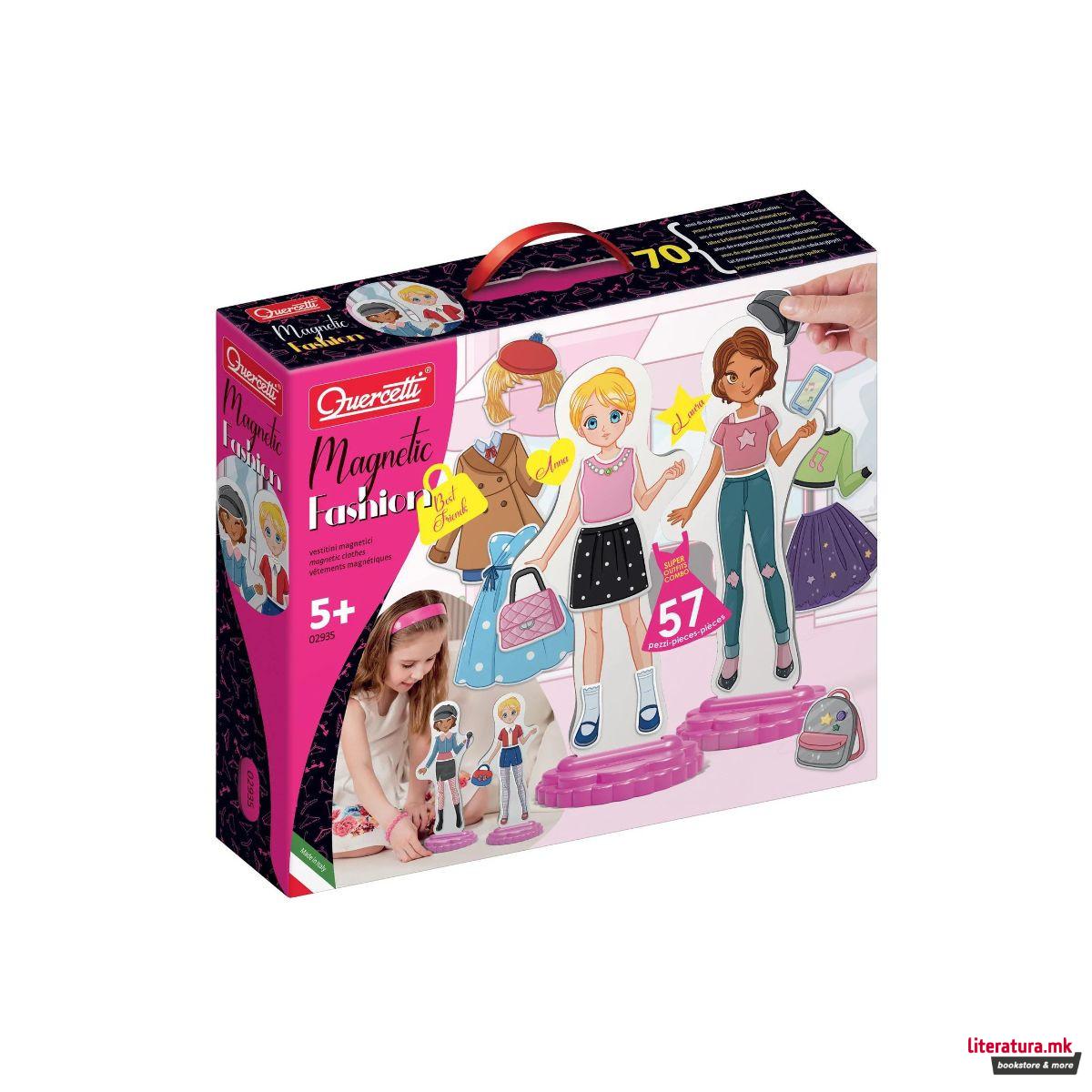 Магнетна креативна играчка, Magnetic Fashion - Best Friends 