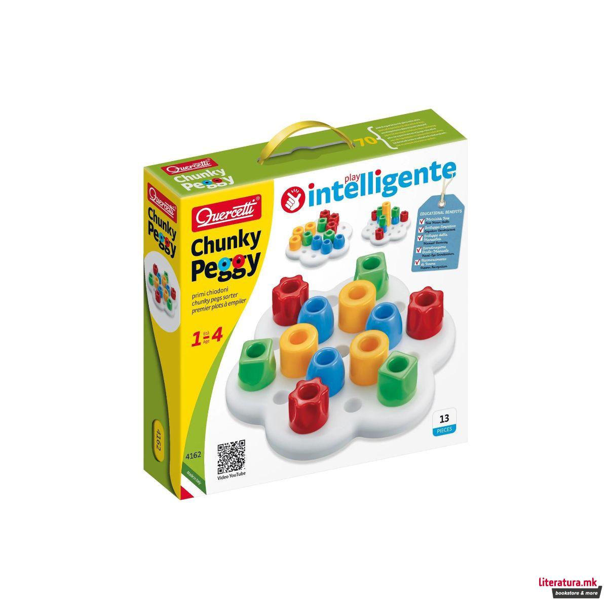 Табла со големи пинови, Chunky Peggy, 13 пинови 