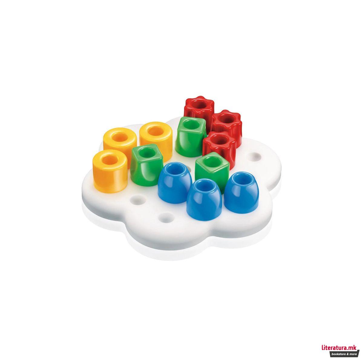 Табла со големи пинови, Chunky Peggy, 13 пинови 