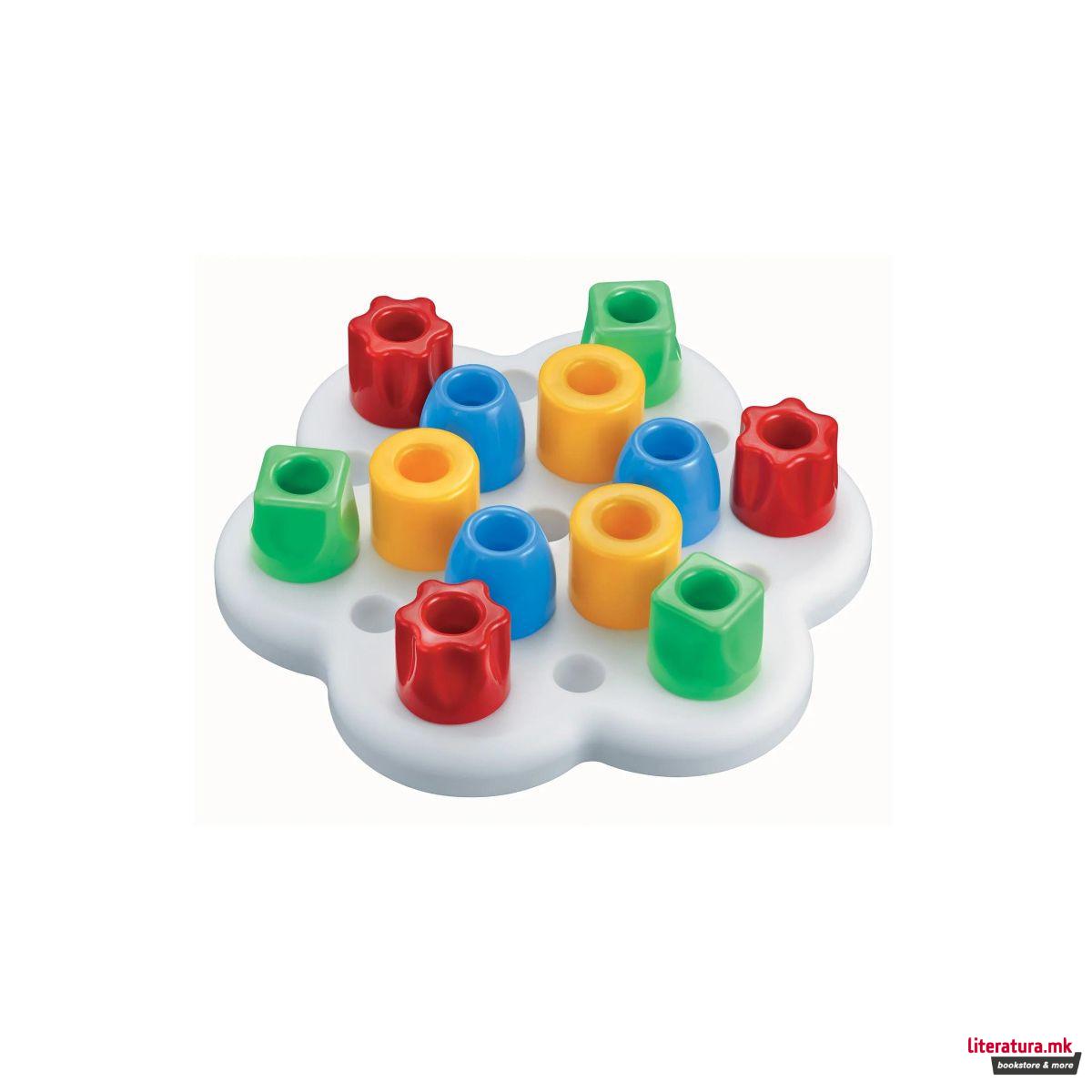 Табла со големи пинови, Chunky Peggy, 13 пинови 