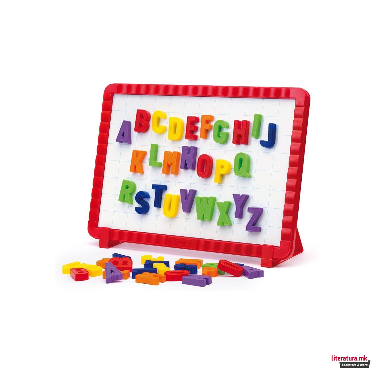 Магнетна едукативна играчка - Букви, Magnetino Letters, 48 букви 