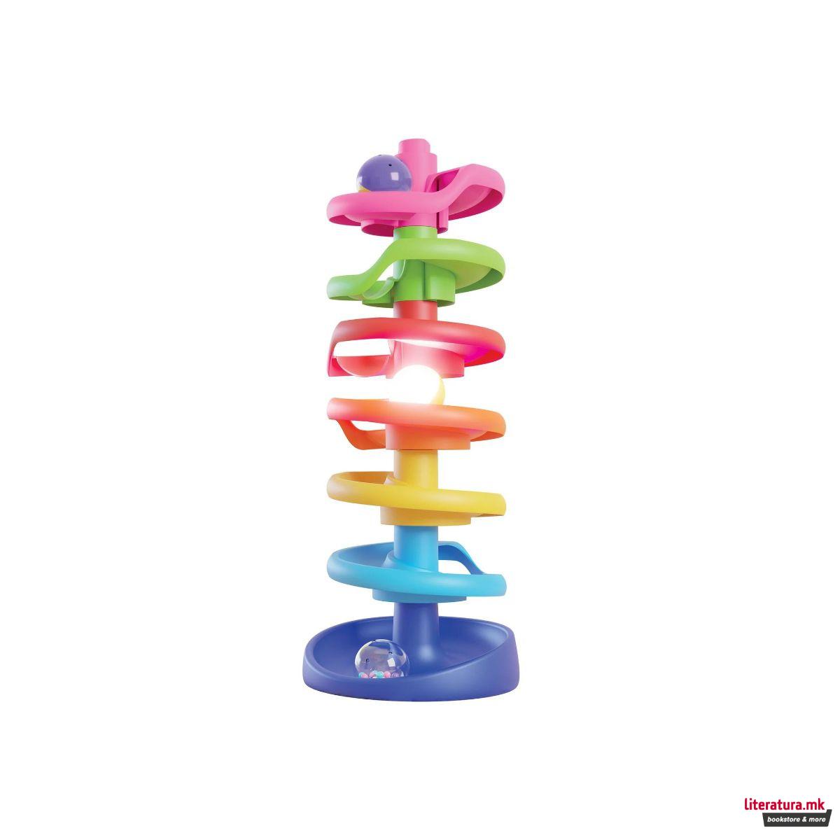 Играчка - спирална кула со топчиња, Spiral Tower Brightball 