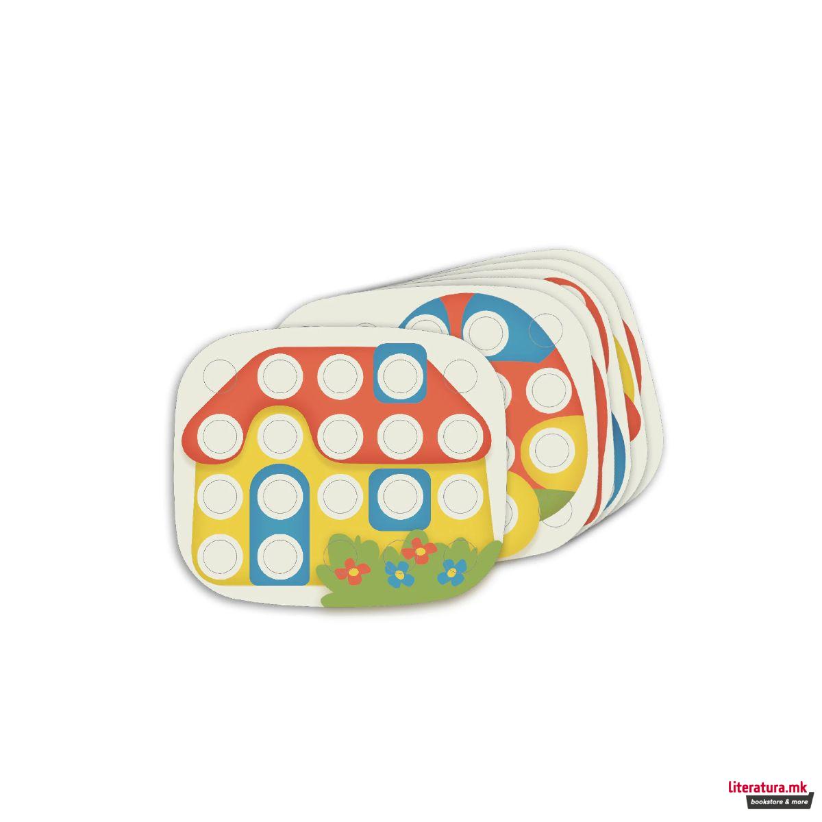 Табла со пинови, Play Bio, Fanta Color Baby, 28 пинови 