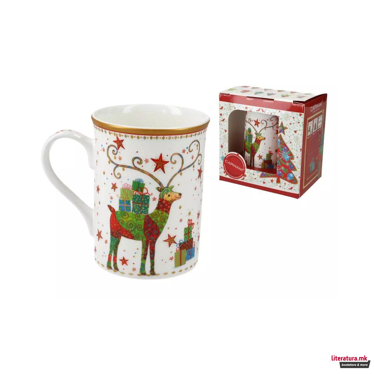 Шолја-божиќна, Carmani, Christmas Reindeer, 375 мл 