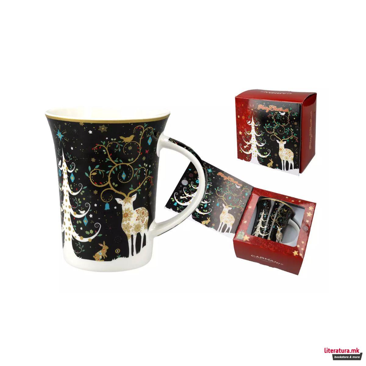 Шолја-божиќна, Carmani, Christmas in the Woods at Night, 375 мл 