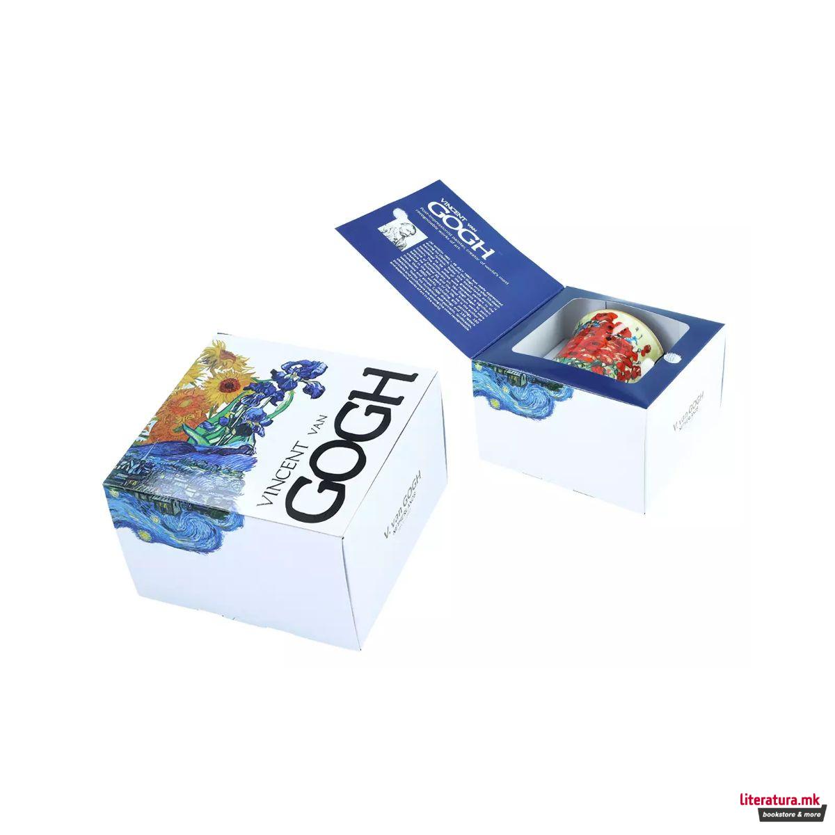 Шолја, Carmani, Van Gogh - Red Poppies and Daisies, 350 мл 