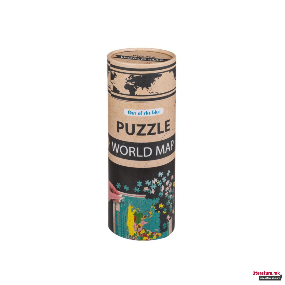 Сложувалка - Мапа на светот, 300 парчиња 