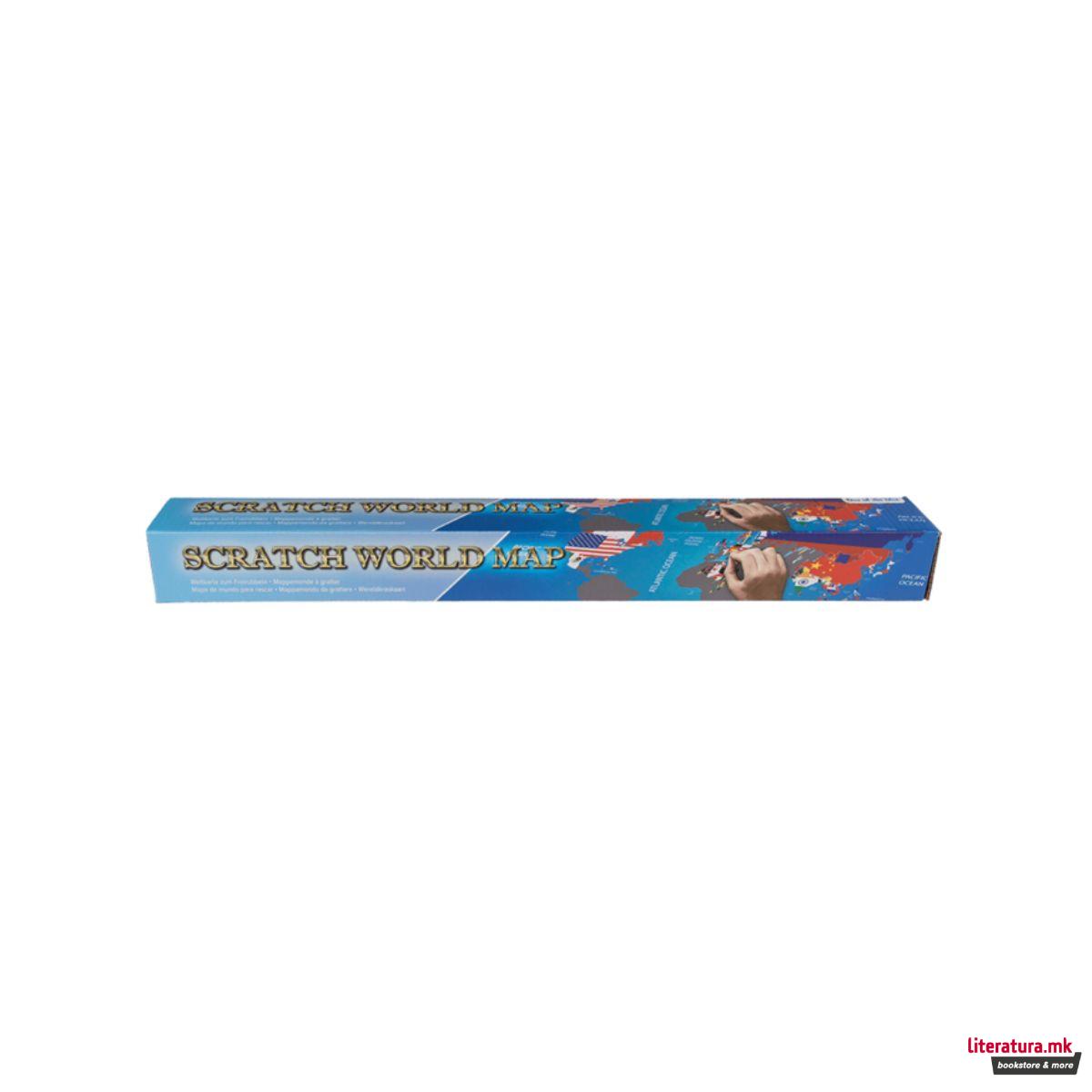 Мапа на светот за гребење - Flags 