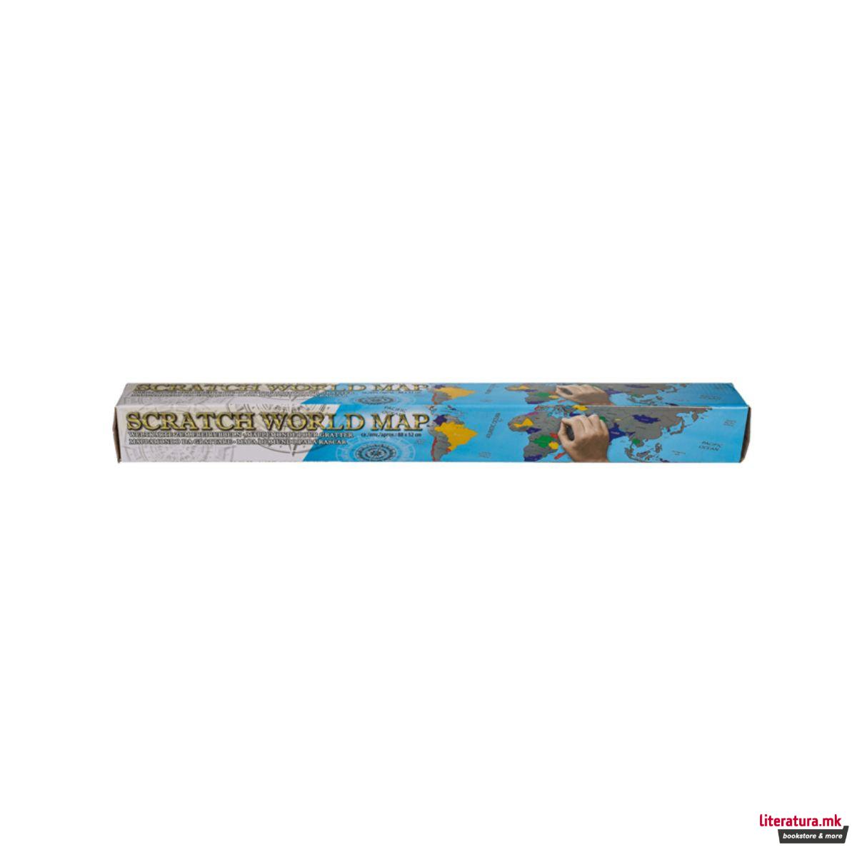 Мапа на светот за гребење 