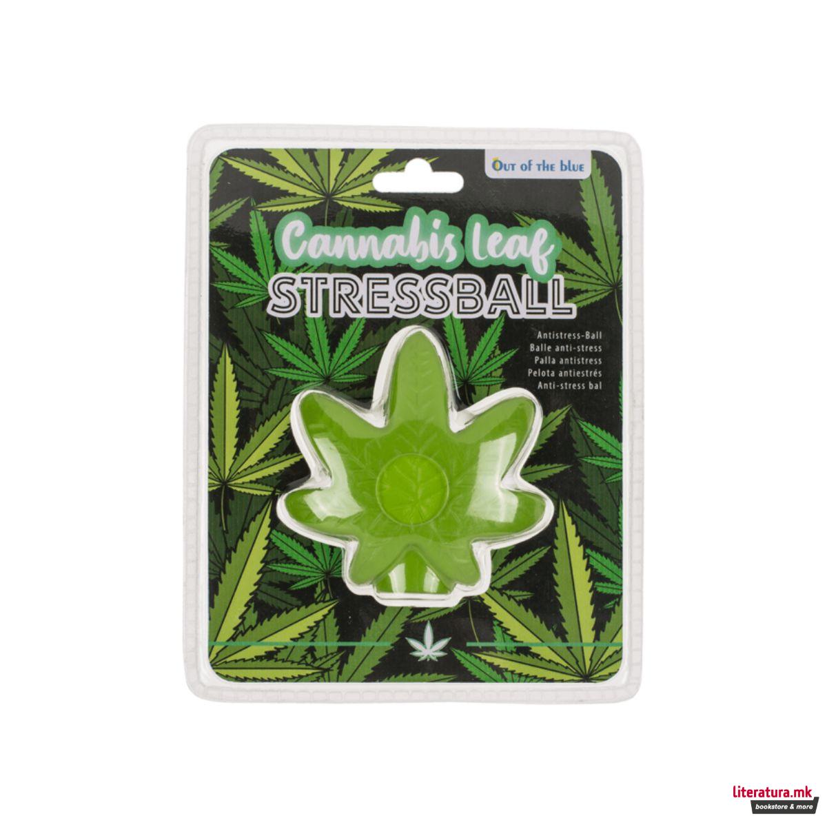 Анти стрес фигура - Cannabis Leaf