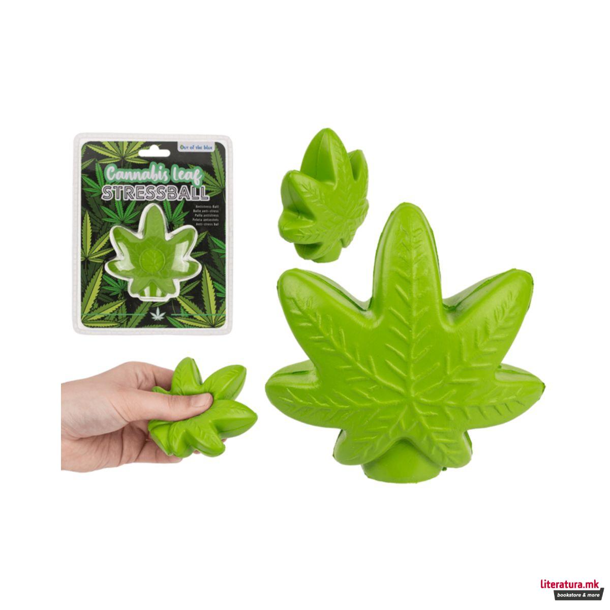 Анти стрес фигура - Cannabis Leaf