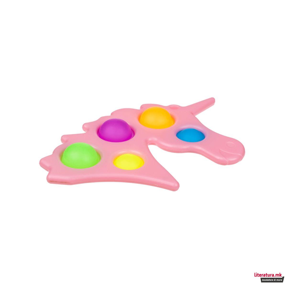 Метален приврзок, Fidget Pop Unicorn 2 