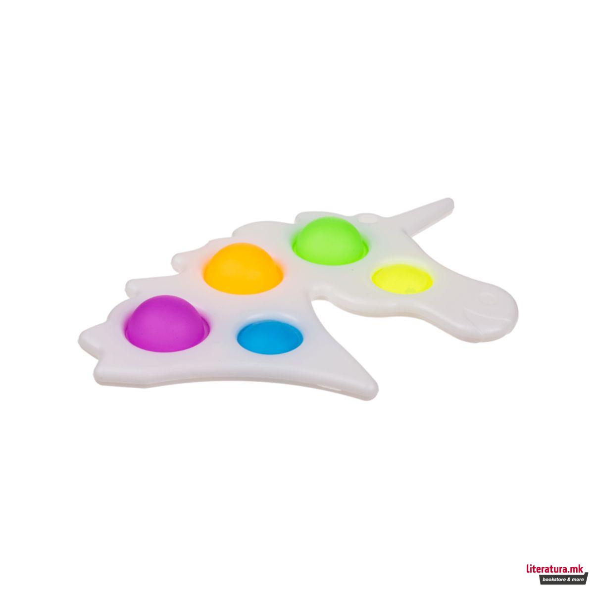 Метален приврзок, Fidget Pop Unicorn 2 