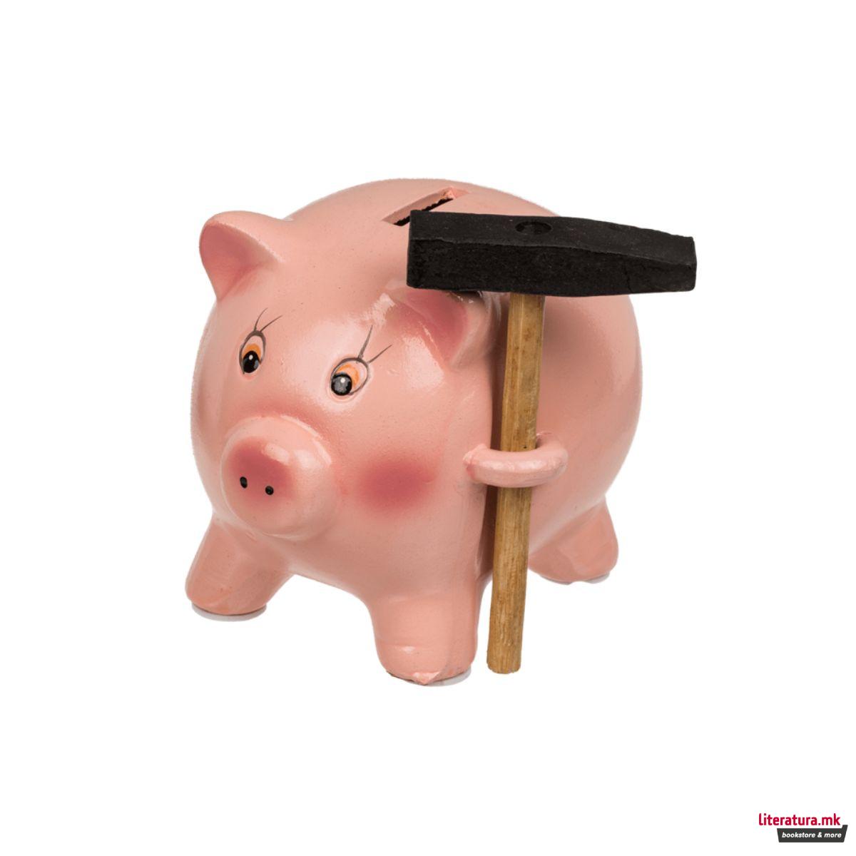 Касичка за пари со чеканче - Прасе 
