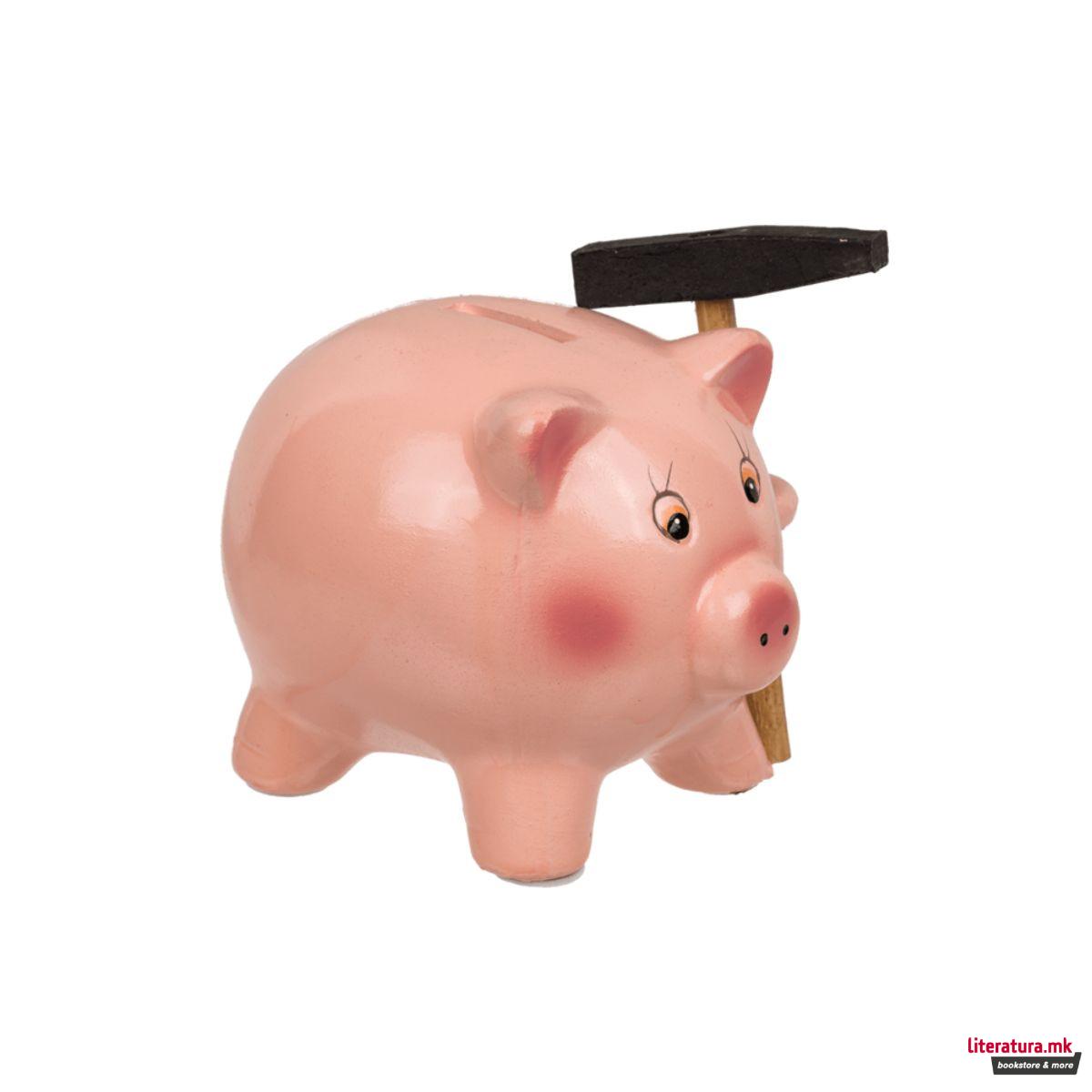 Касичка за пари со чеканче - Прасе 