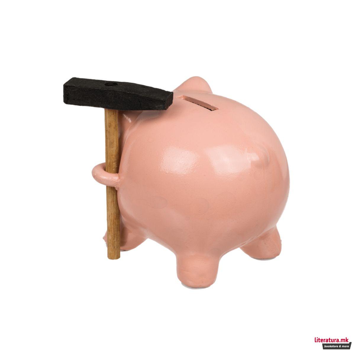Касичка за пари со чеканче - Прасе 