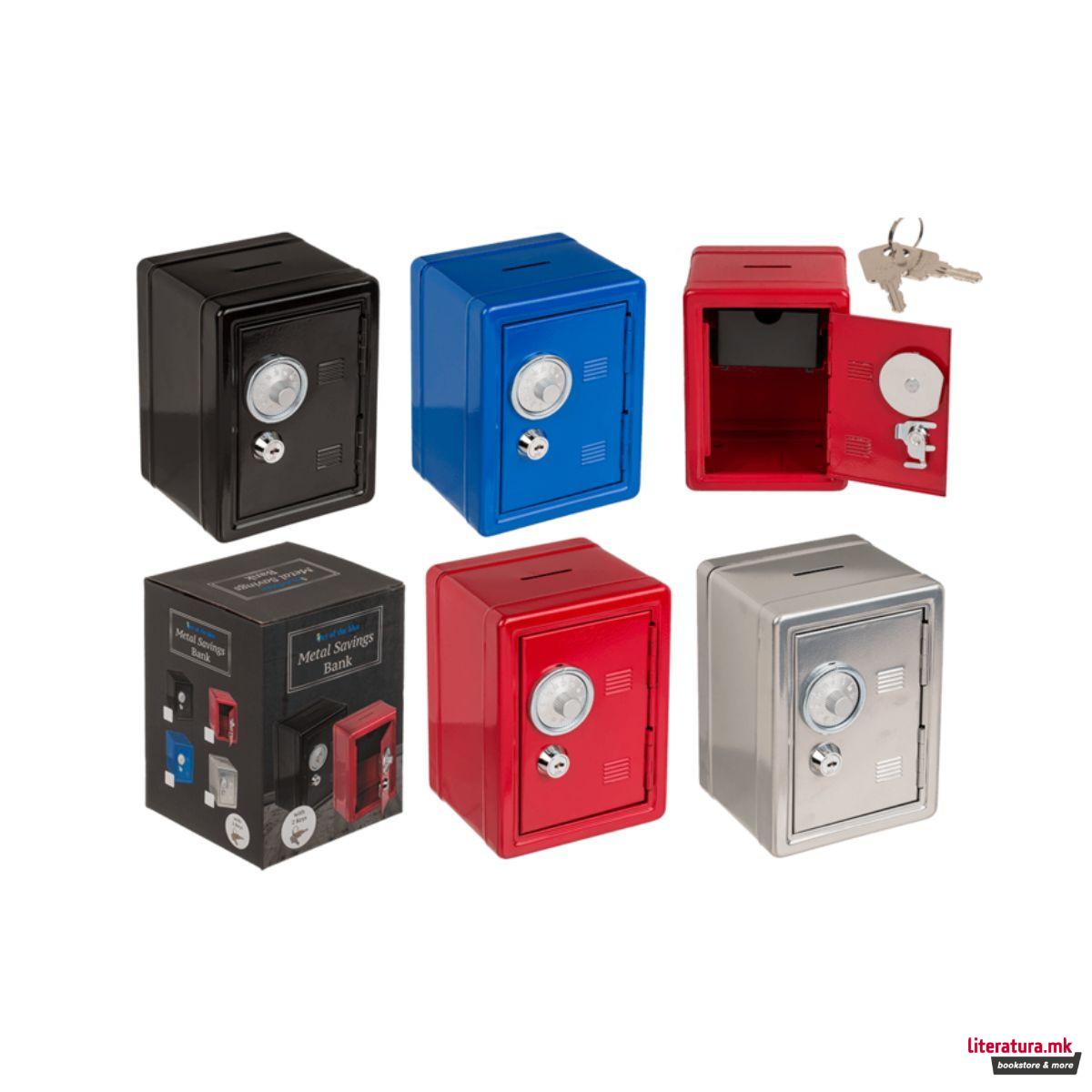 Метална касичка за пари - Сеф 