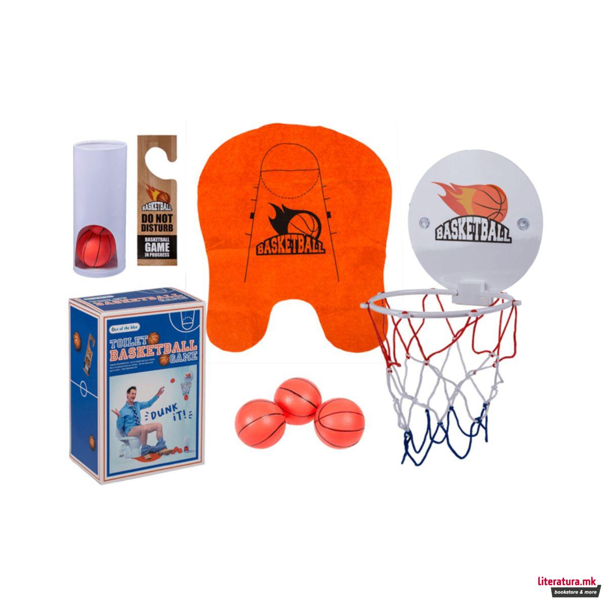 Сет за игра - Кошарка за во тоалет 