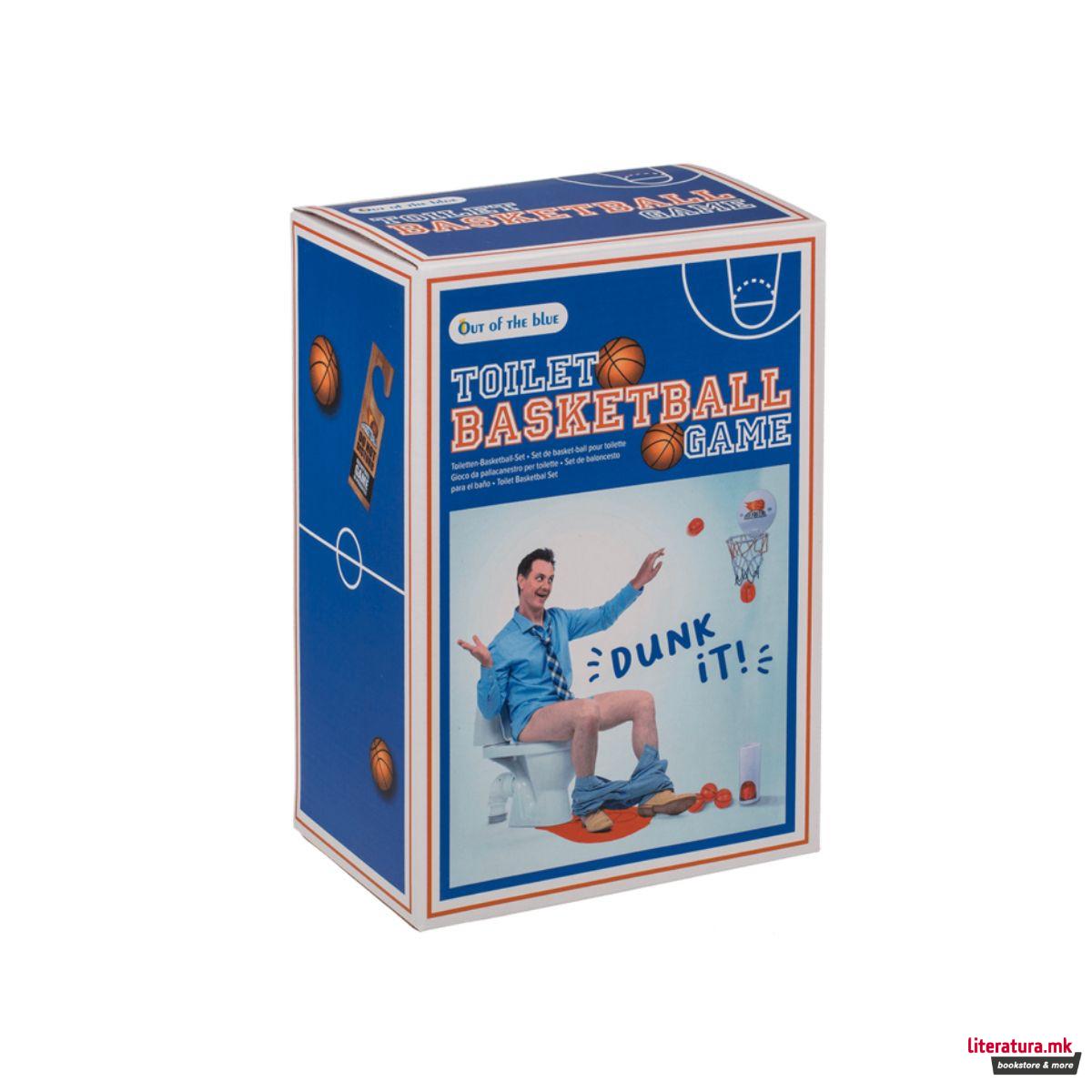 Сет за игра - Кошарка за во тоалет 