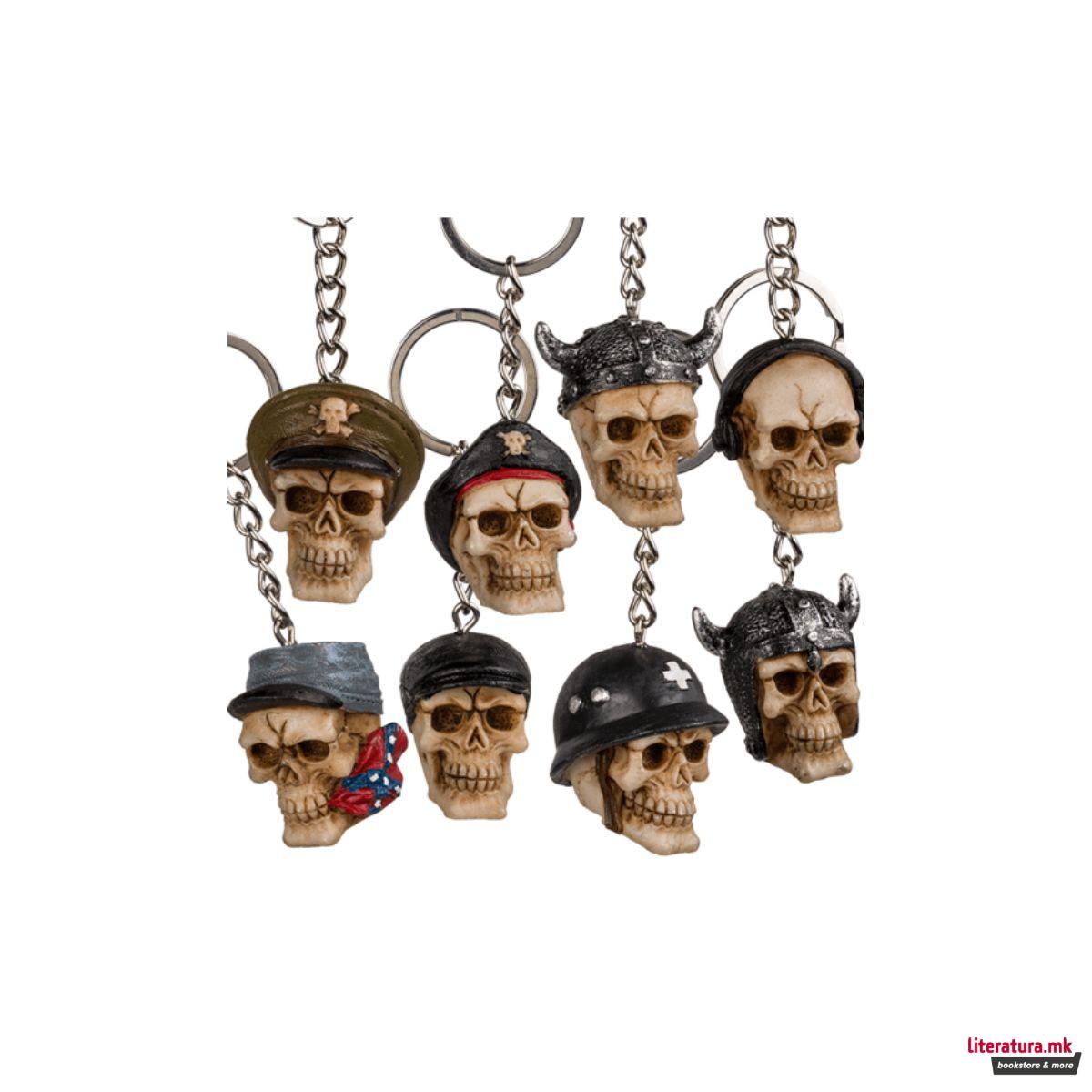 Приврзок за клучеви - Череп 