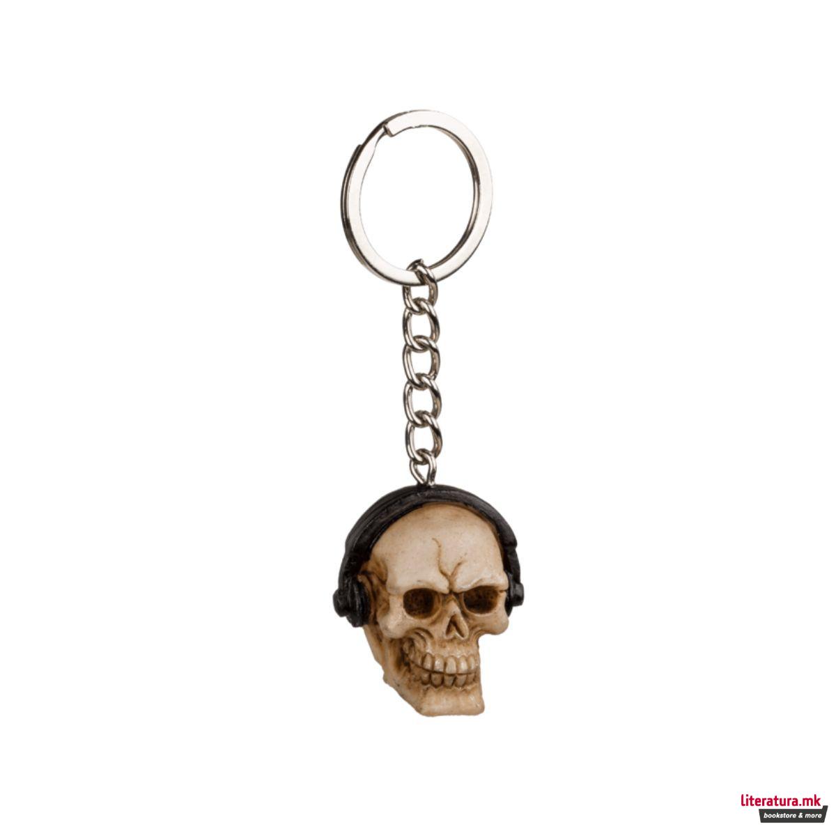 Приврзок за клучеви - Череп 
