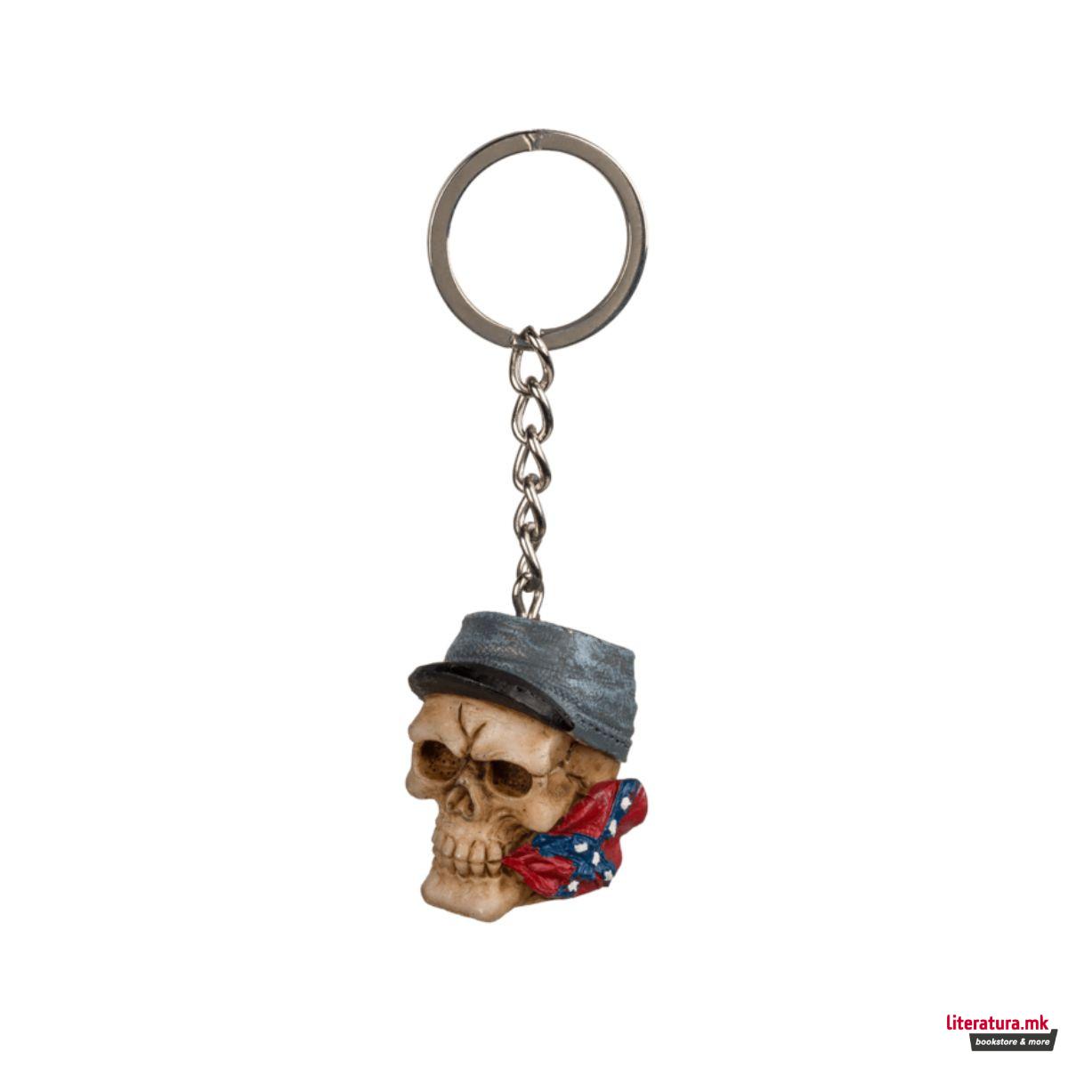 Приврзок за клучеви - Череп 