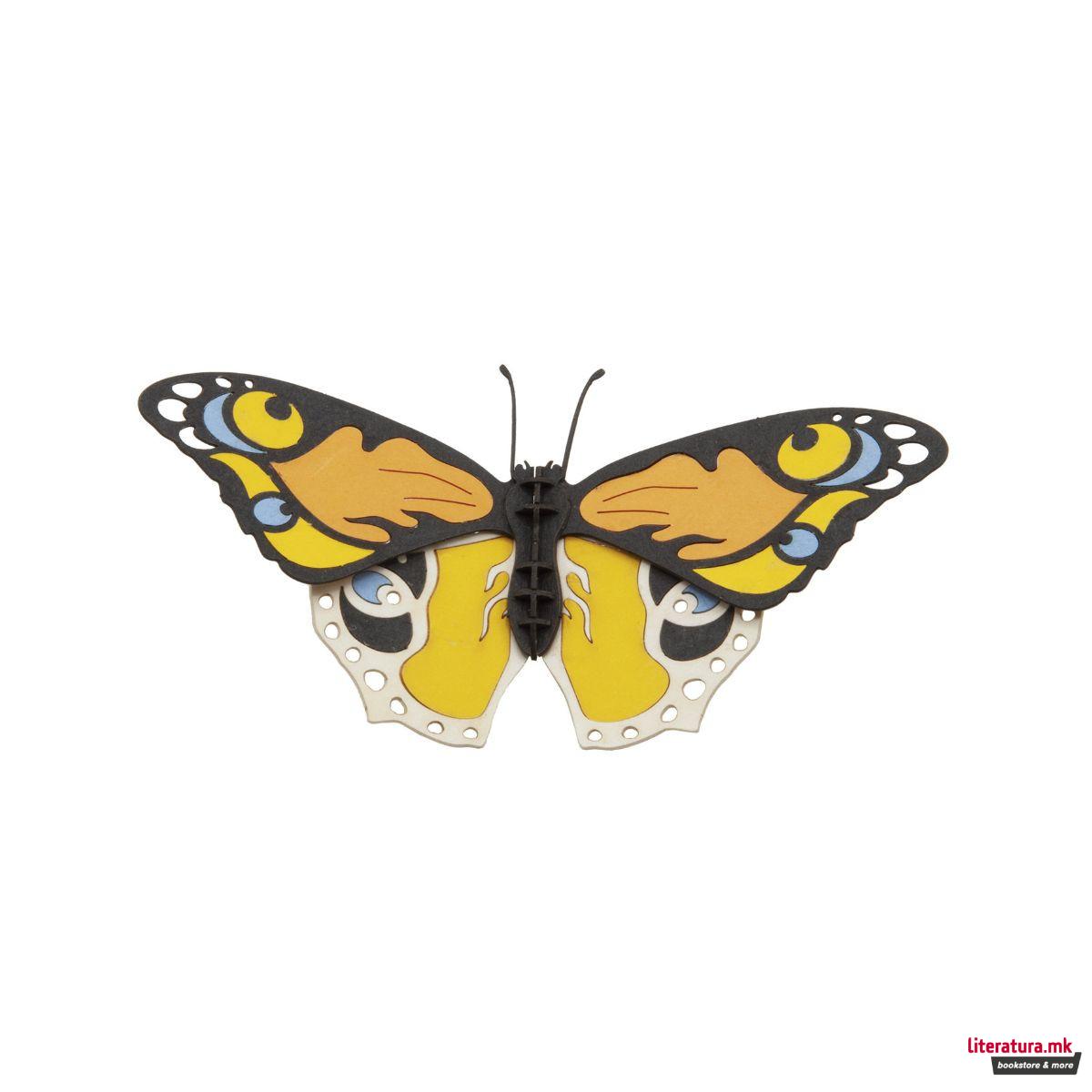 3D модел од хартија - Шарена пеперутка