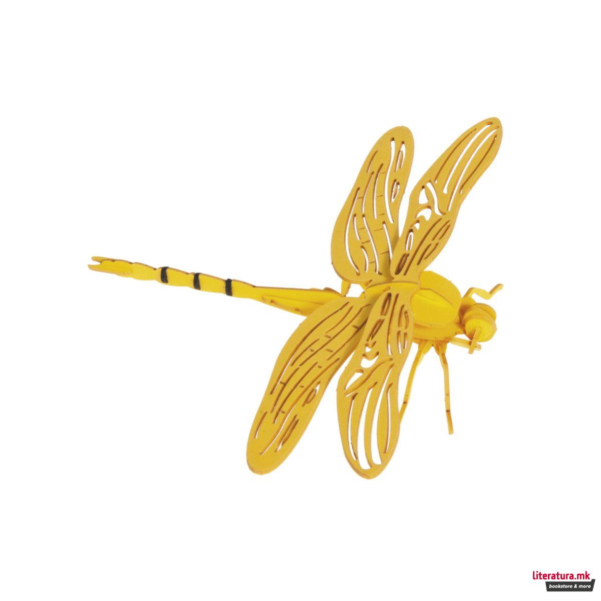 3D модел од хартија - Вилинско коњче 