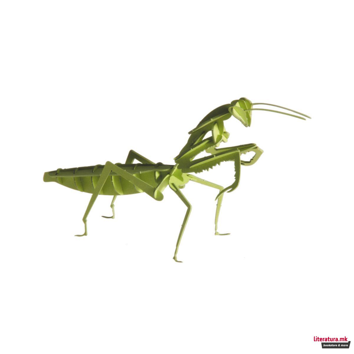 3D модел од хартија - Богомолка