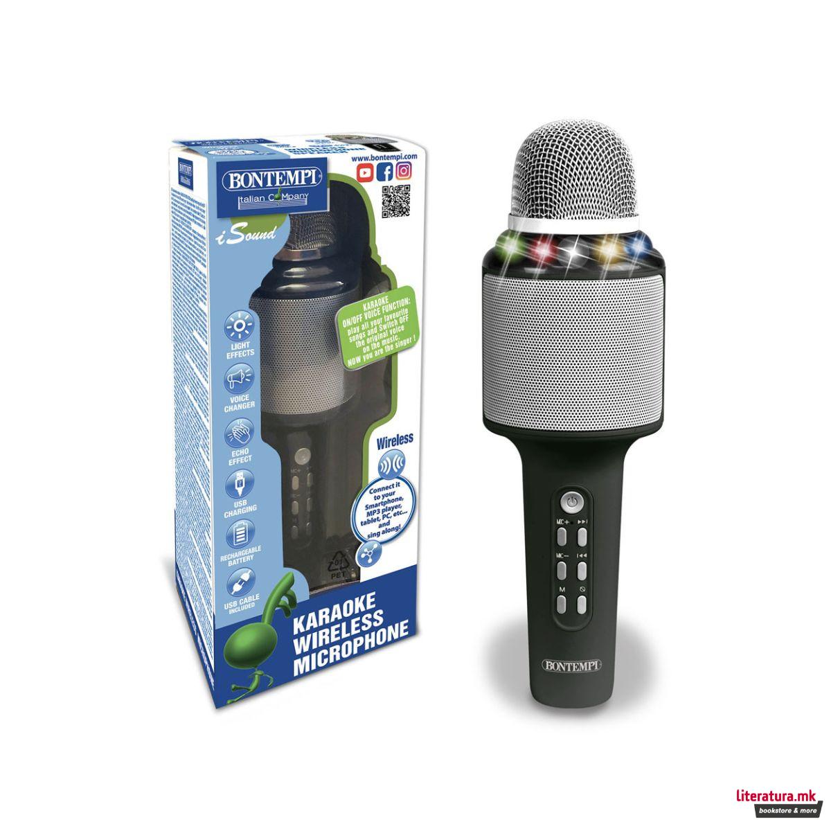 Безжичен микрофон за караоке, iSound 