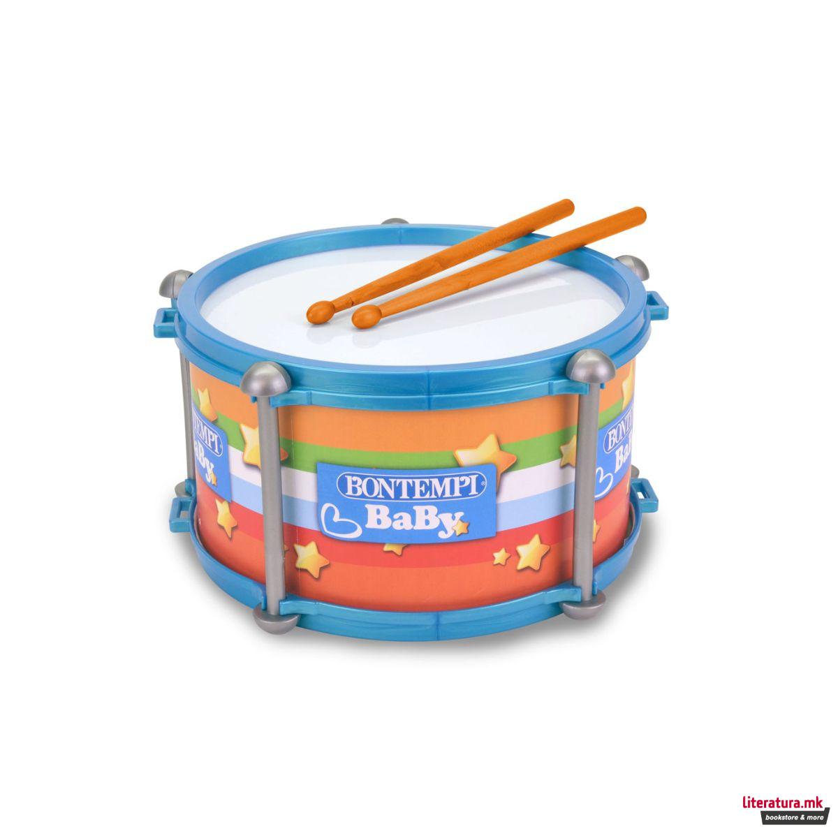 Бебешки марширачки тапан со стапчиња, Bontempi Baby 