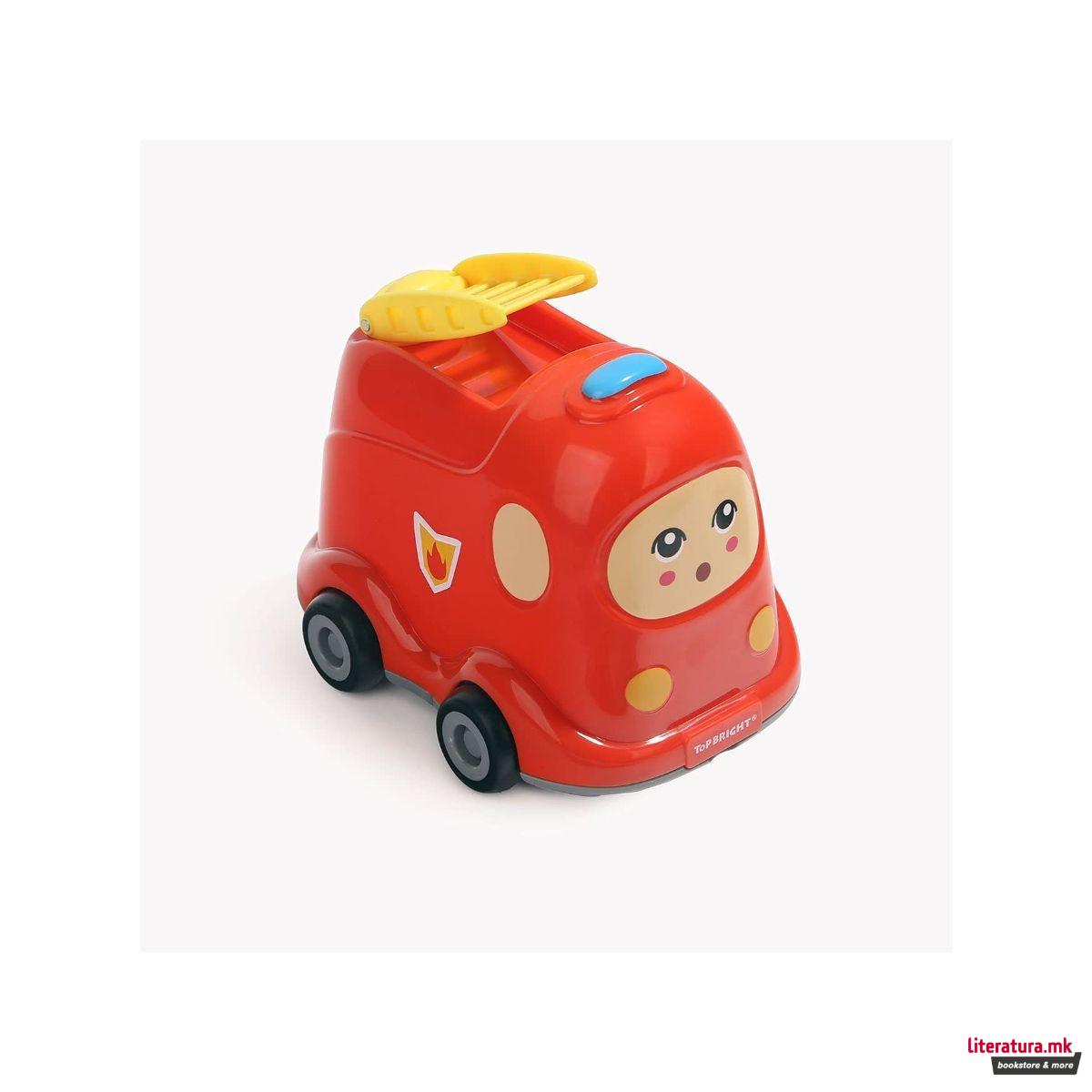 Дрвена сложувалка во кутија - Пожарникарски камион, 25 парчиња 