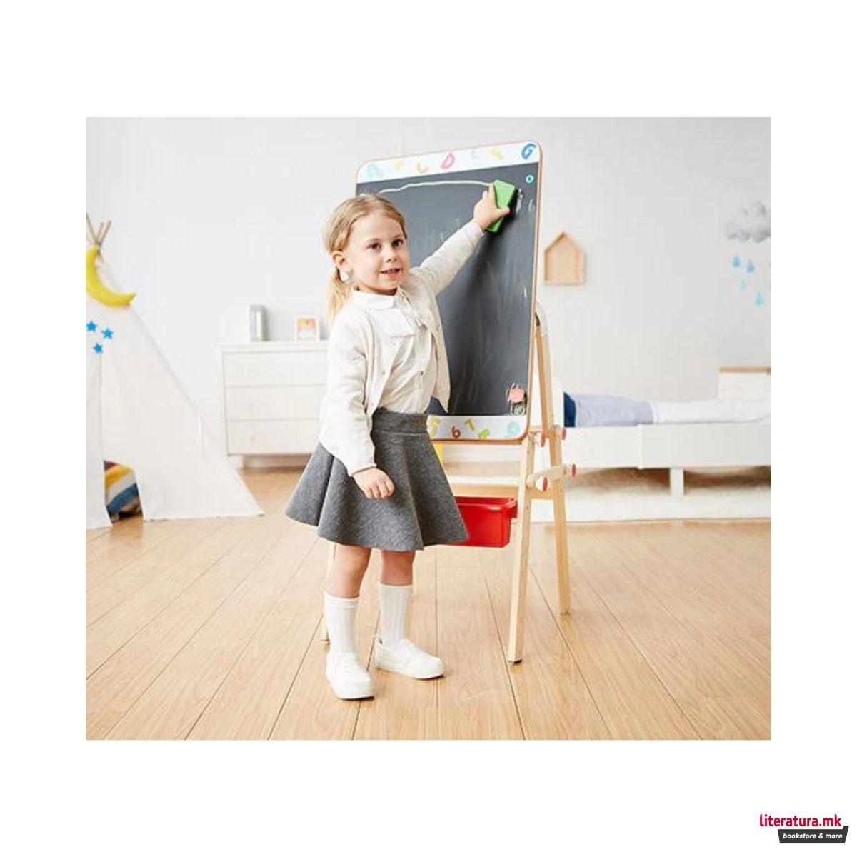 2-во-1 прилагодлив штафелај-масичка 