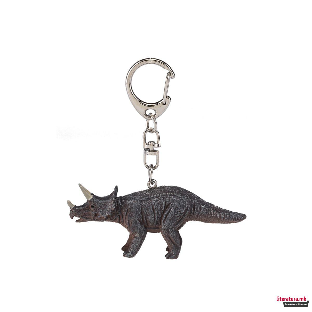 Приврзок за клучеви - Трицератопс 