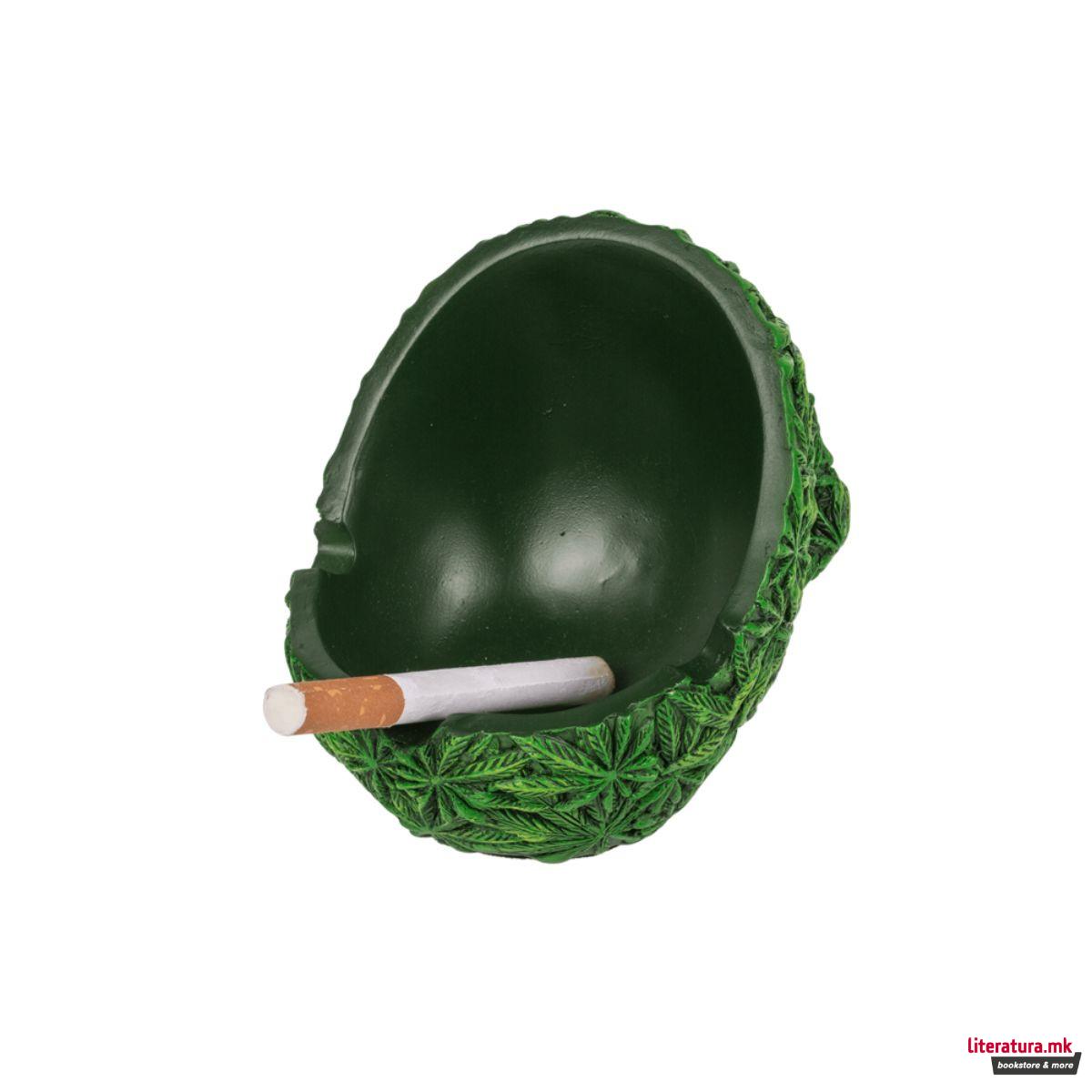 Пепелник Cannabis Skull 