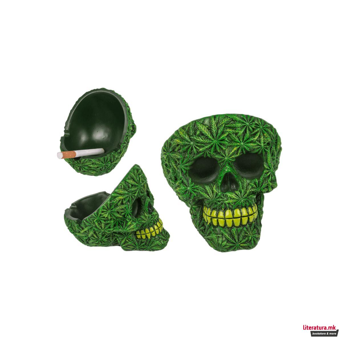 Пепелник Cannabis Skull 