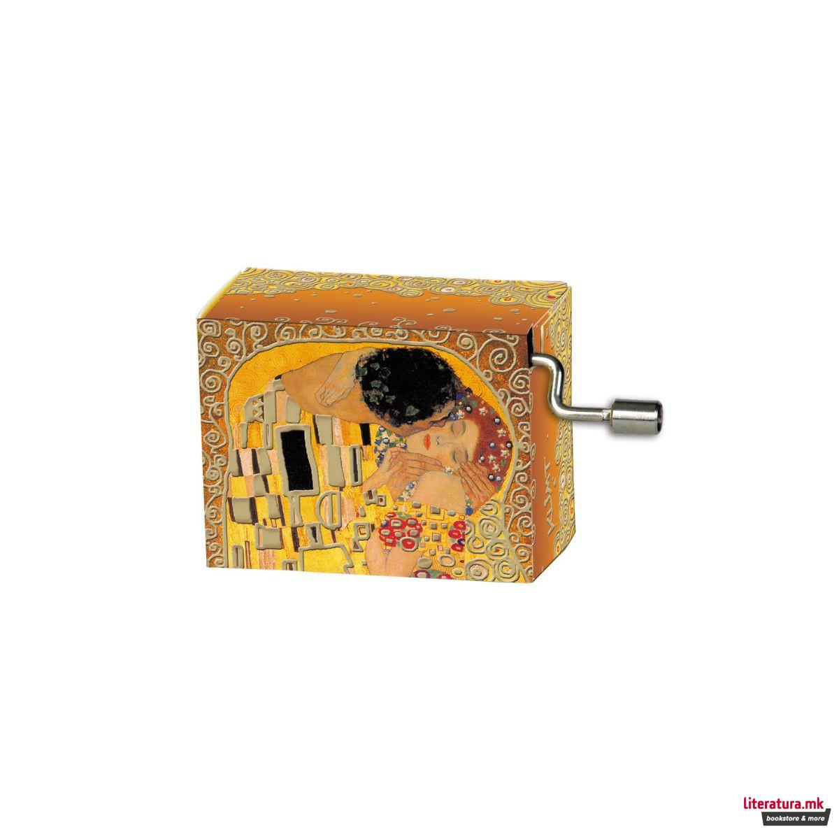 Музичка кутија - Gustav Klimt - The Kiss, Claude Debussy - Arabesque 