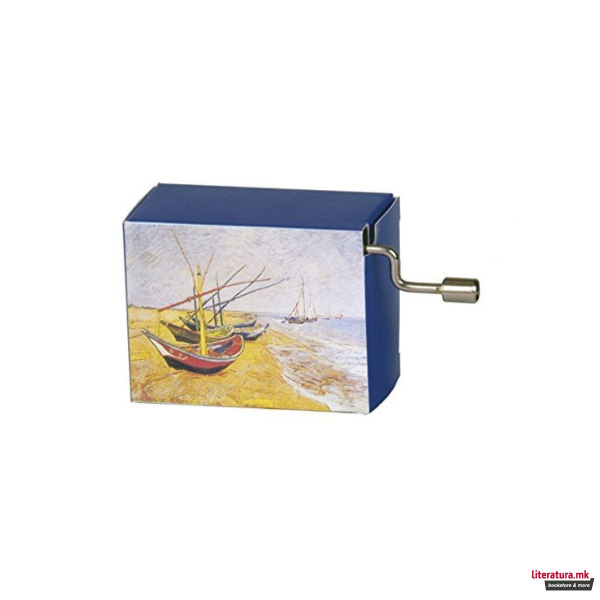 Музичка кутија, Van Gogh - Fishing Boats on the Beach..., Free As The Wind 