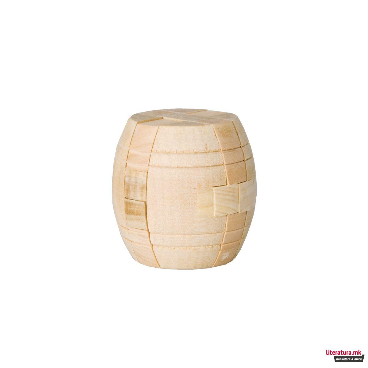 Дрвена 3Д загатка - Буре 