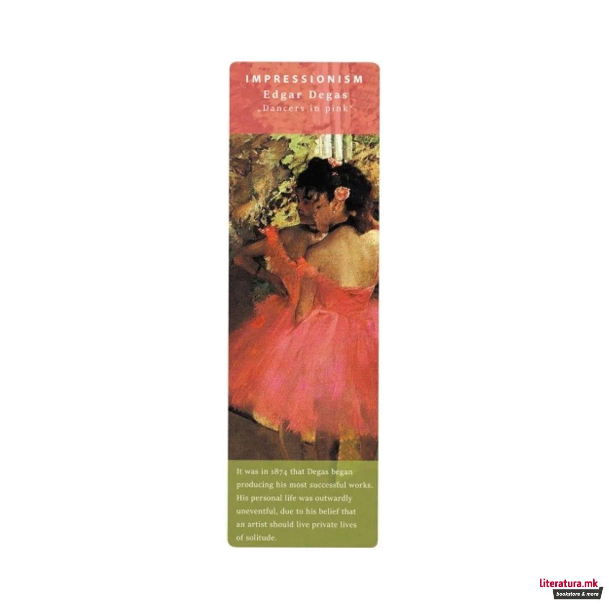 Уметнички разделник, Impressionists - Edgar Degas: Dancers in Pink 