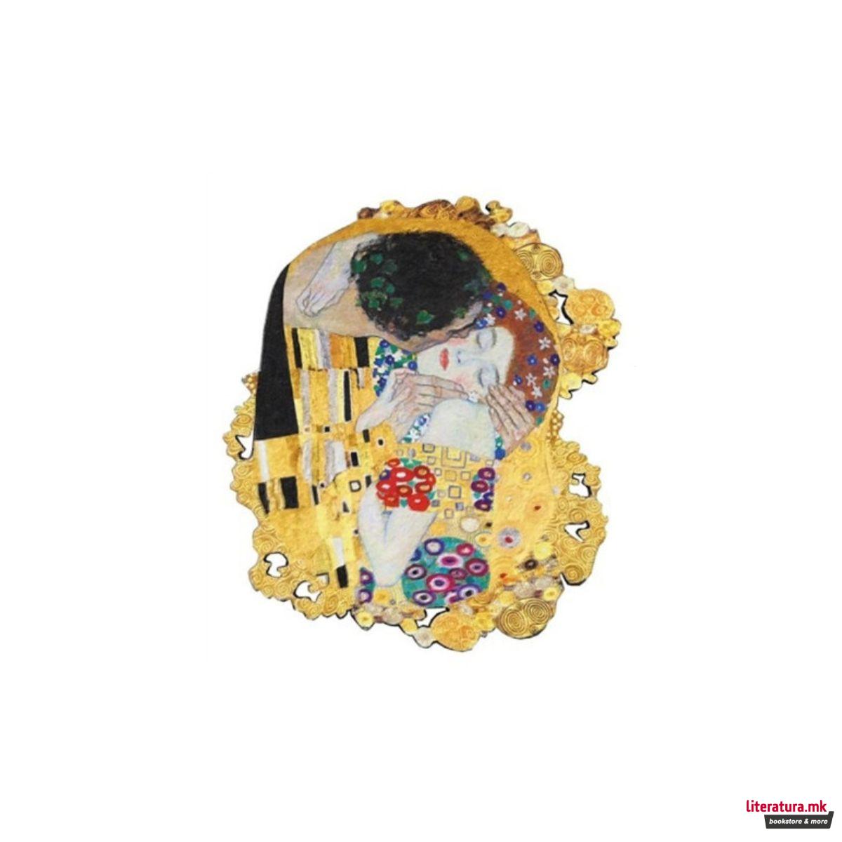 Магнет од медијапан, Gustav Klimt - The Kiss 