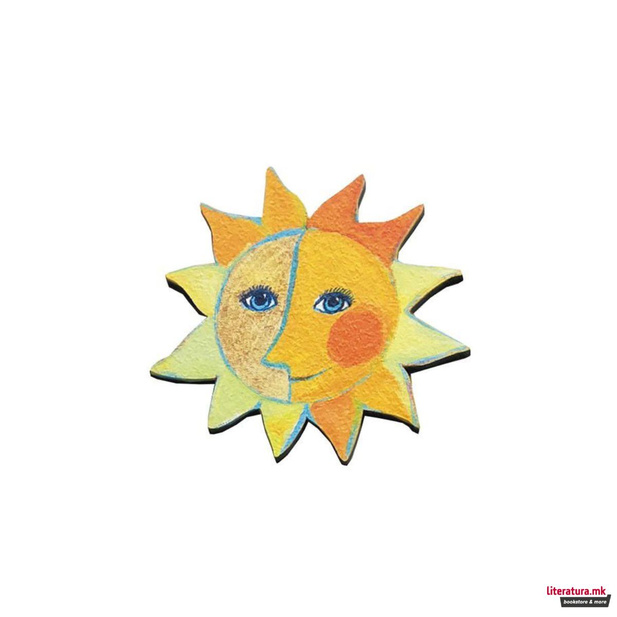 Магнет од медијапан, Rosina Wachtmeister - Sun 